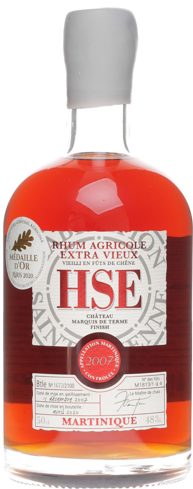 HSE Rhum Agricole Extra Vieux Chateau Marqius De Terme