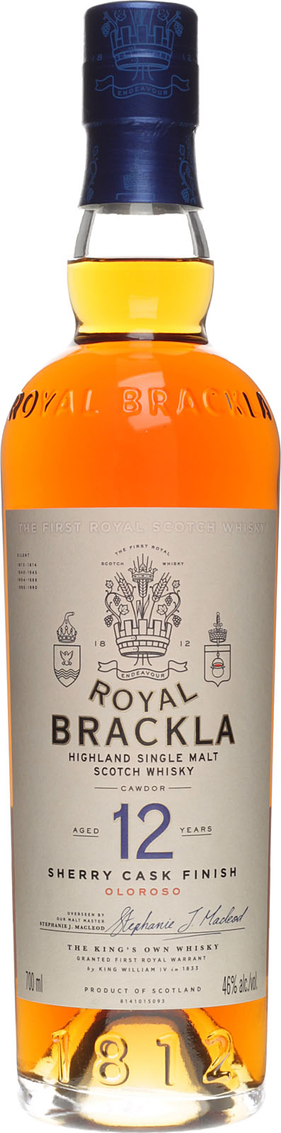 Royal Brackla Jahre Oloroso Sherry Cask Finish L