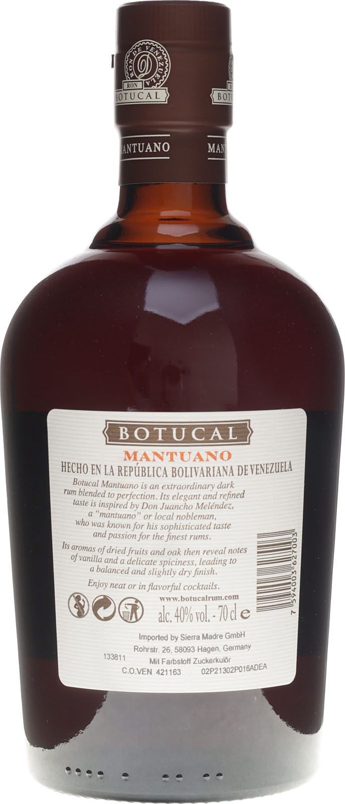 Botucal Mantuano Rum Aus Venezuela Hier Im Shop