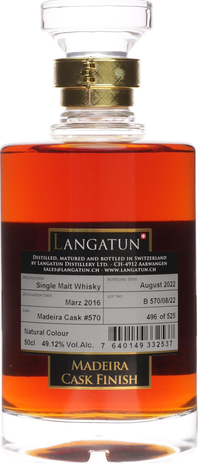 Langatun First Fill Madeira Cask Finish G Nstig Bei Uns