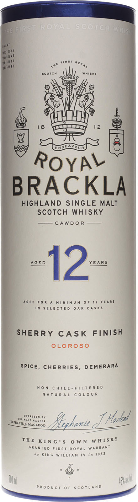 Royal Brackla Jahre Oloroso Sherry Cask Finish L