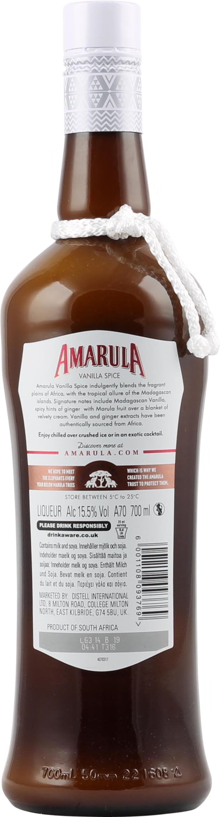 die Vanilla Spice Liter Amarula südafri 0,7 15,5 % Vol.