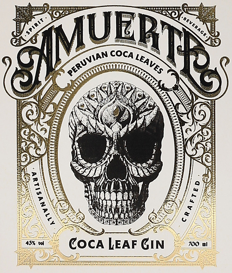 Amuerte Coca Leaf Gin White Edition, Premium-Gin