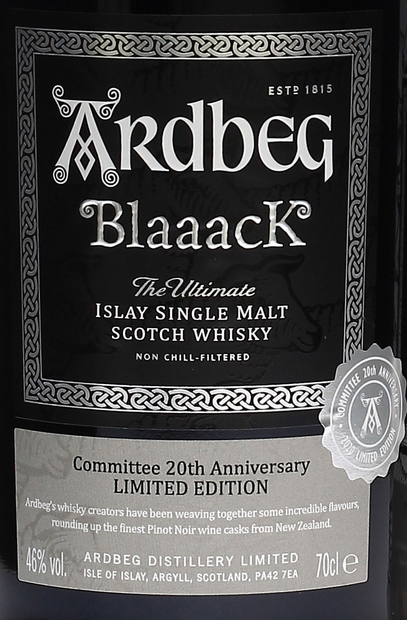Ardbeg Blaaack Limited Edition Single Malt Scotch Whisky 70cl