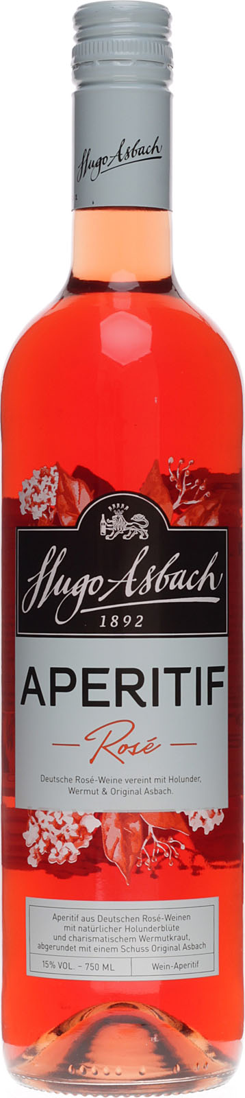 Vol. % 0,75 Liter 15 Rose Asbach fruchtige aus Aperitif