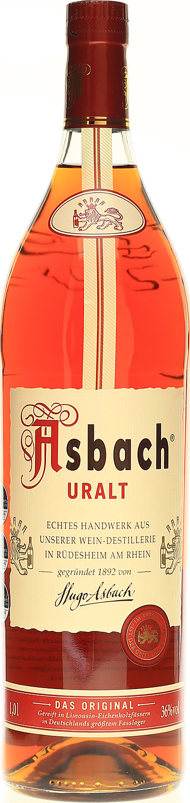 Uralt, Weinbrand Asbach deutscher