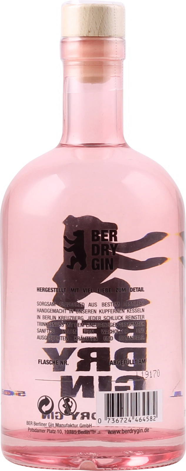 direkt Vol. BERlin Liter aus Haupt der Gin Dry 43 % 0,5