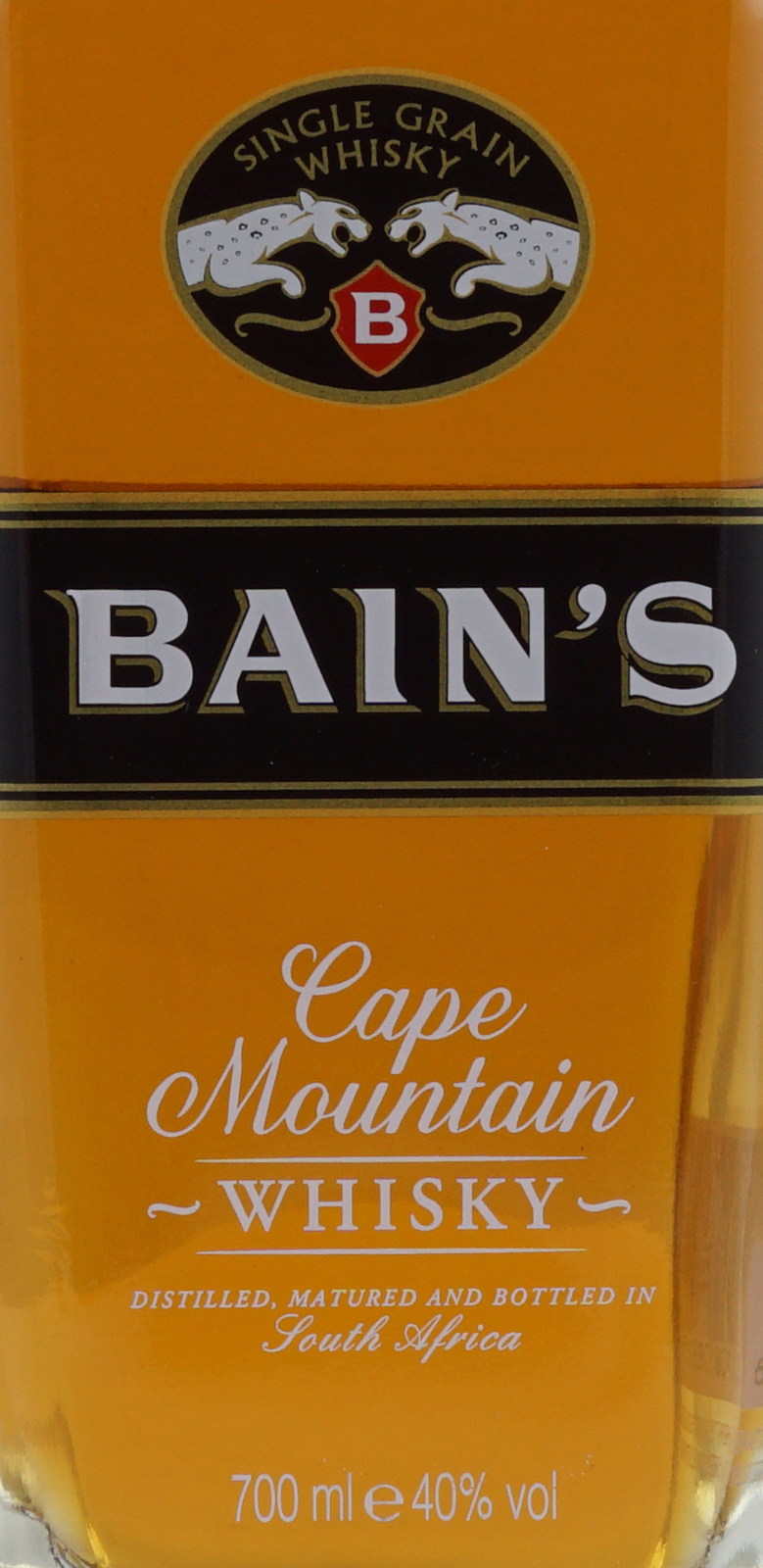 Bains Cape Mountain aus Grain Whisky Single Südafrika