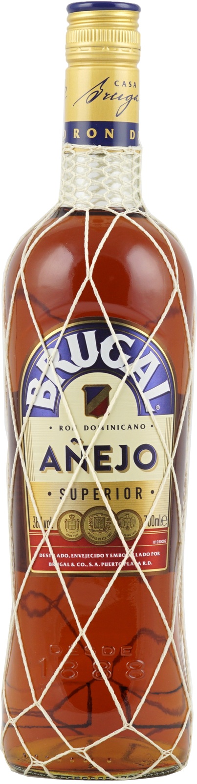 der Anejo Dominikanischen Brugal Rum aus Tol - Republik