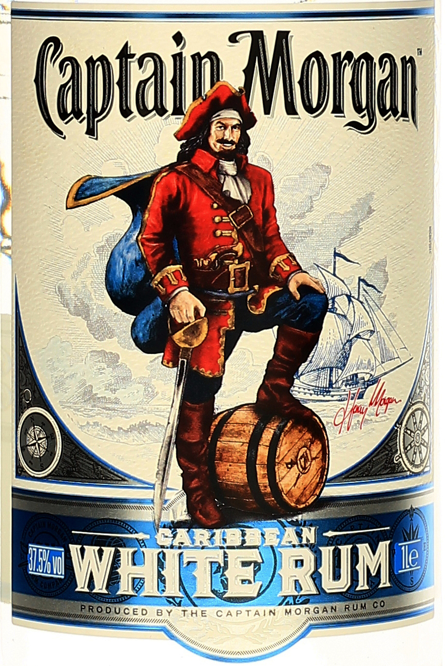 37,5% kaufen Captain Morgan White Vol. hier 1 Rum Liter