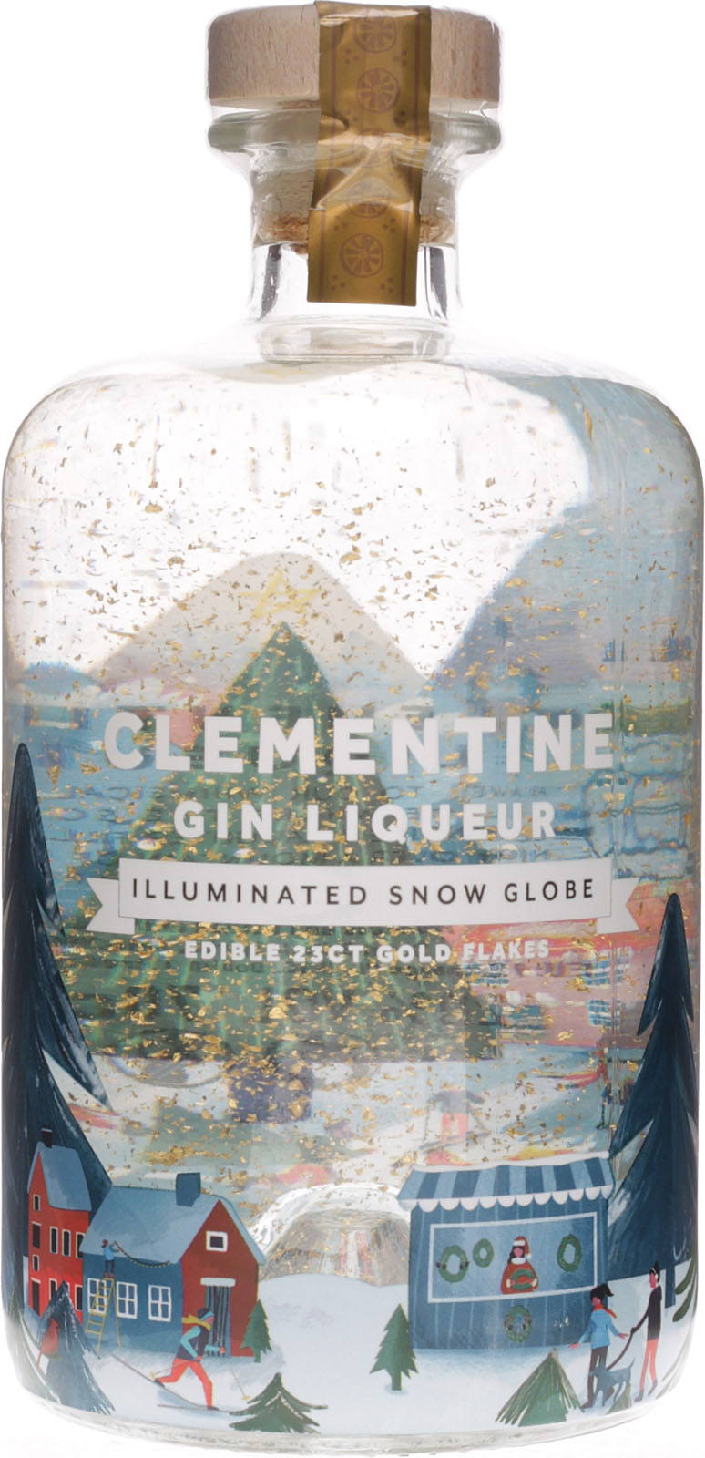 Clementine Gin Liqueur Illuminated Snow im k Globe Shop