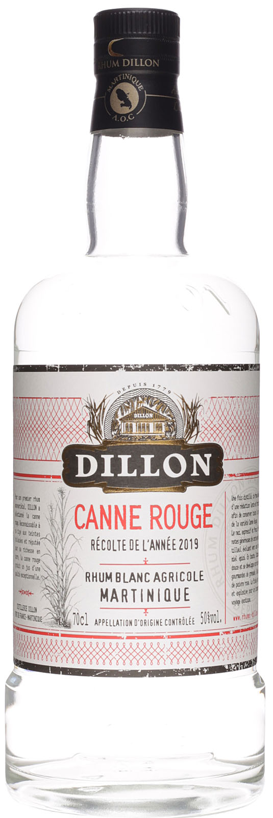 Cubi de rhum blanc Dillon 50% 3 litres