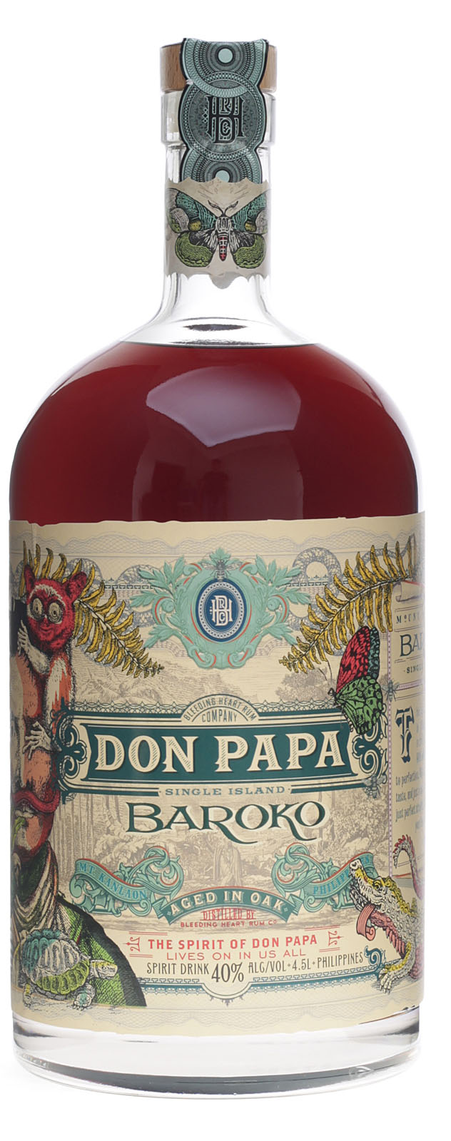 Don Papa Baroko 4,5 mit Liter Großflasche