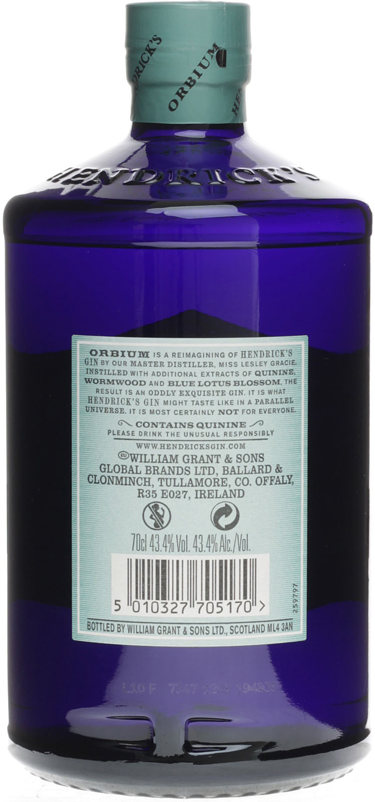 Hendrick's Orbium Gin Limited Release 0,7L - 43,4% Vol.