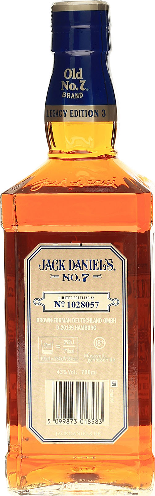 Jack Daniels Legacy Edition 3, Sonderabfüllung