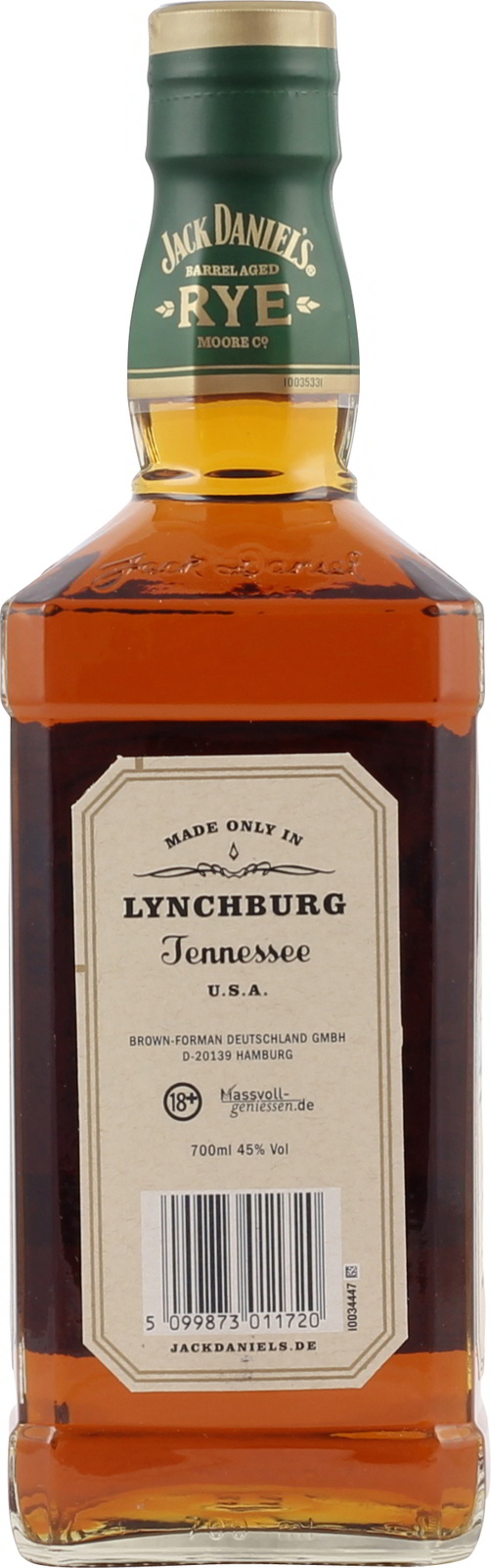 Jack Daniels Tennessee Straight Rye Whiskey Neu Bei Uns Im Online Shop