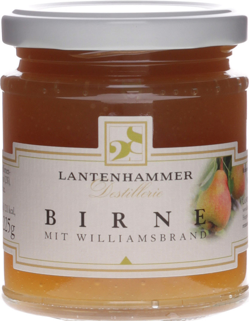 Lantenhammer Birnen Aufstrich mit Williamsbrand 225 g k