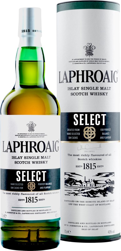i Select ein Laphroaig Single von Malt ist Islay Whisky
