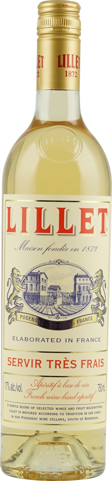 Lillet Aperitif Set 6 x 750 ml 17% Vol. mit Gläsern und ...