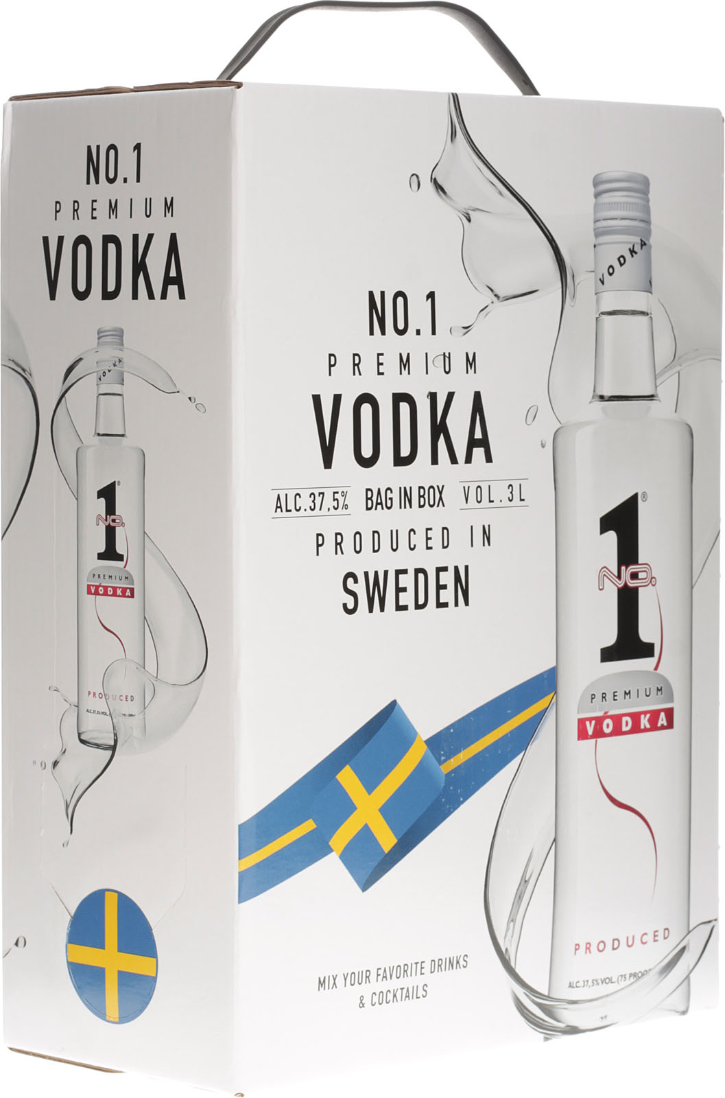 Liter bei Box Vodka 1 Vol. Premium % in Bag 37,5 No. 3