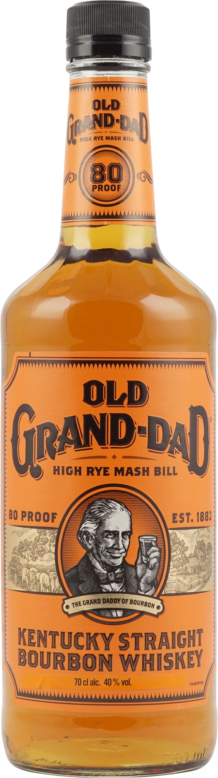 Old Grand Dad Bourbon Whiskey 0 7 Liter Uber 100 Bourbon Im Shop