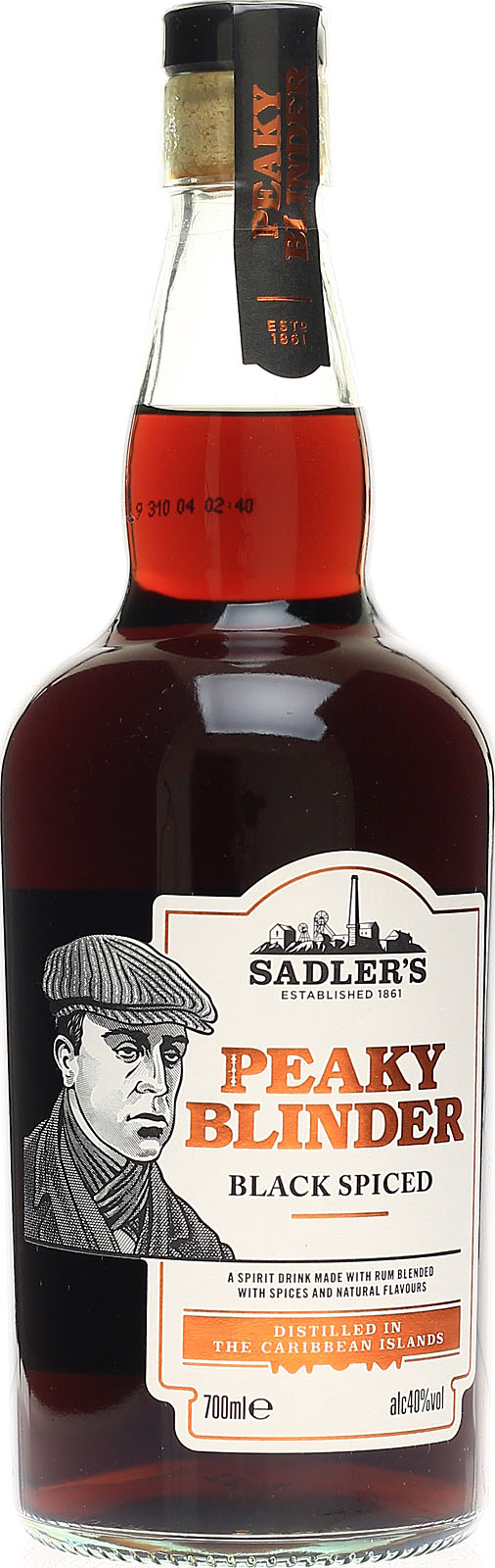 Peaky Blinder Black Spiced Rum 40%