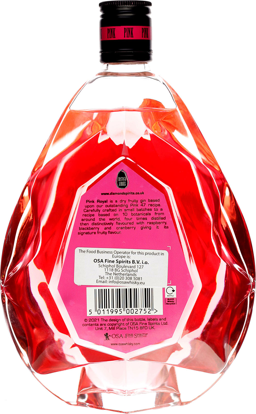 Pink Royal Dry Gin bei uns im Shop kaufen.