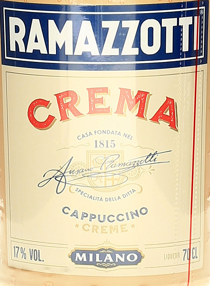Italien Sahnelikör Crema, aus Ramazzotti