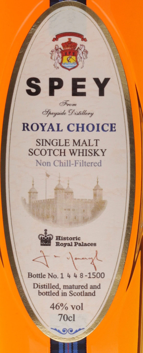 Spey Royal Choice 0,7 Liter 46 % Vol.