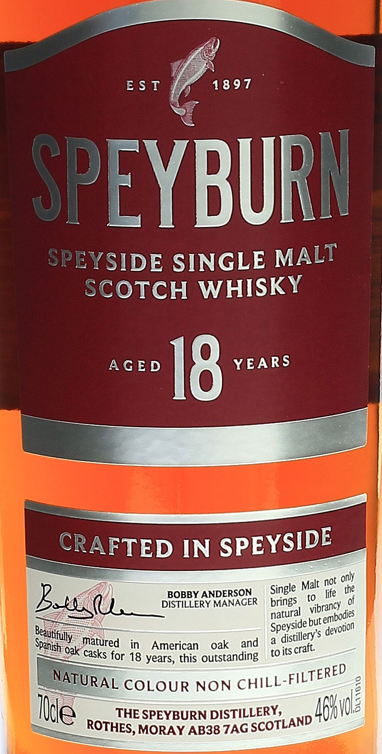 Speyburn 18 Jahre Single Malt Im Shop Kaufen 8411