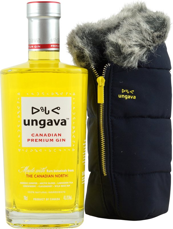 Canadian Gin Ungava ein Wacholder Schnaps aus Kanada mit 0 7l und 43 1